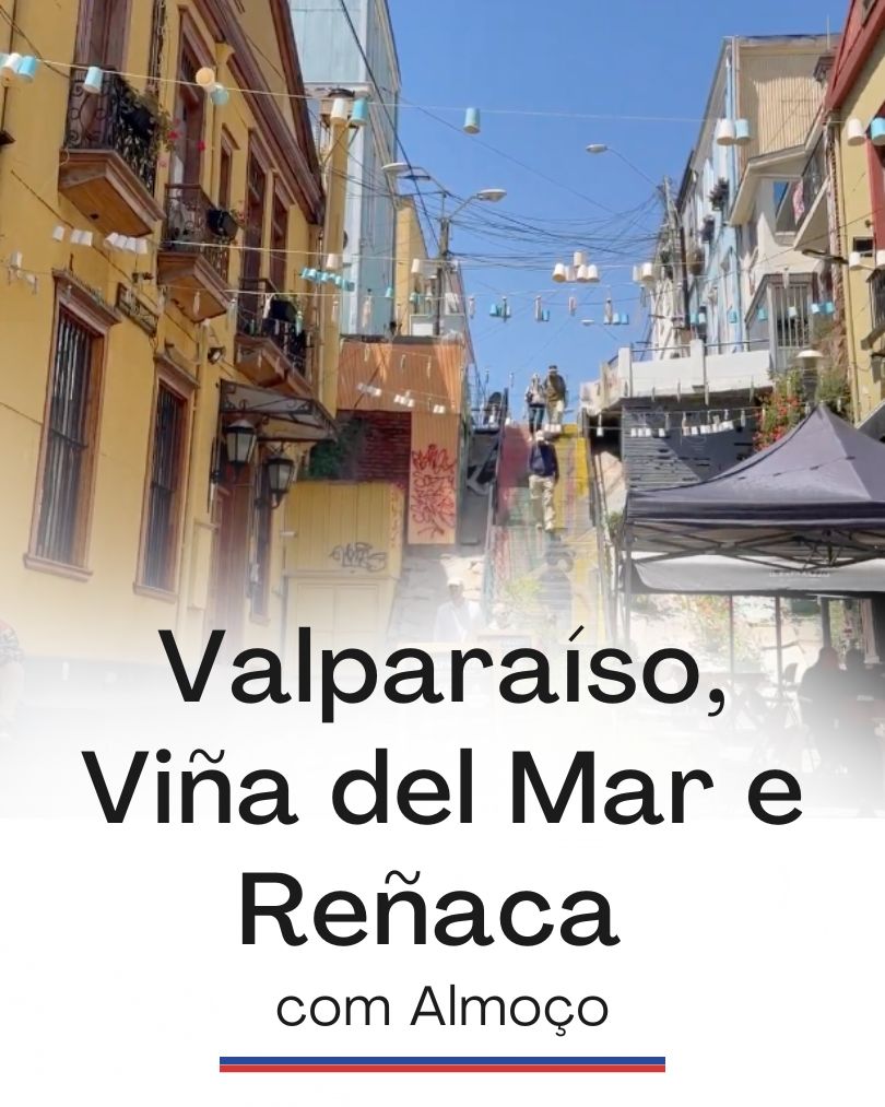 Valparaíso, Viña del Mar e Reñaca com almoço
